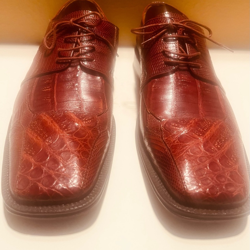David Eden Alligator Shoes Size 11